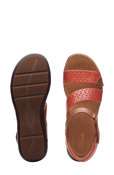 Shop Clarks Kitly Way Sandal In Grenadine Leather