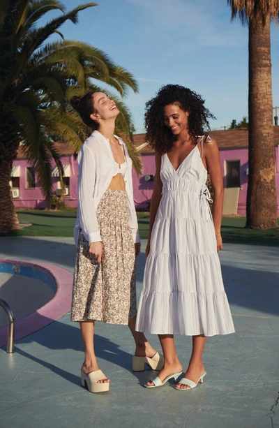 Rails Ellis Button-down Long-sleeve Solid Shirt In White