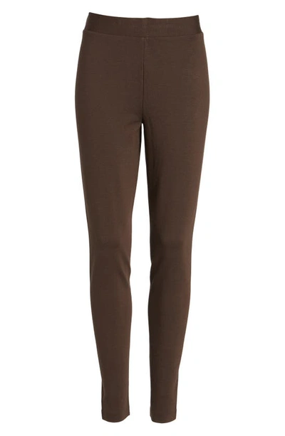 Shop Two By Vince Camuto Seamed Back Ponte Leggings In Espresso