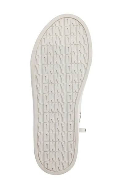 Dkny Yaser Mid Top Platform Sneaker In Black