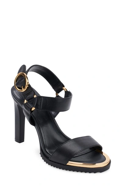 Shop Dkny Blaire Harness Strap Sandal In Black