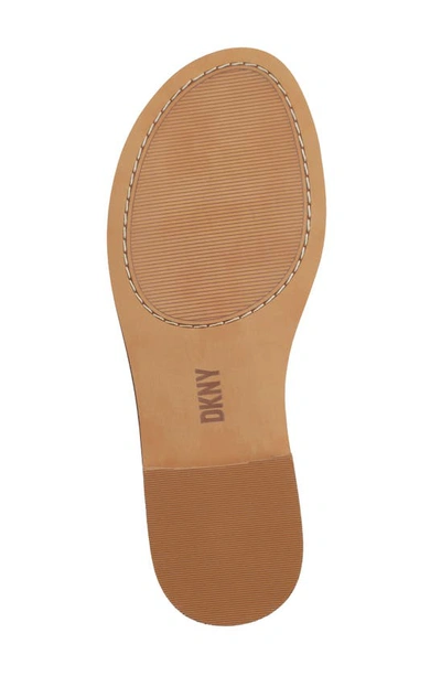 Shop Dkny Glynn Studded Slide Sandal In Saddle