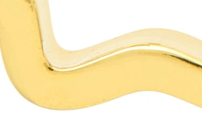 Estella Bartlett Mini Wave Golden Hoops In Gold