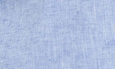 Shop Barbour Nelson Linen & Cotton Button-up Shirt In Blue