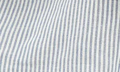 Barbour Deerpark Stripe Short Sleeve Cotton Button-up Shirt In Navy