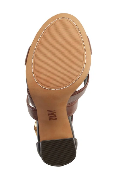 Shop Dkny Emelen Sandal In Saddle/ Esp