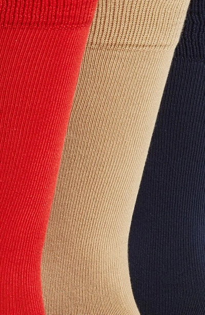 Shop Polo Ralph Lauren Assorted 3-pack Supersoft Socks In Papri