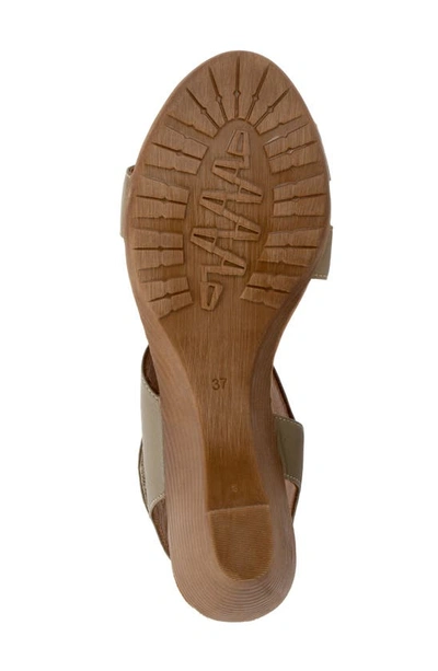 Shop Bueno Rose Slingback Wedge Sandal In Sage