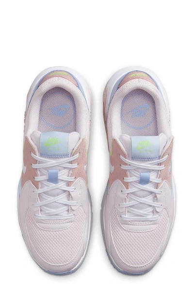Shop Nike Air Max Excee Sneaker In Pearl Pink/ Cobalt/ White