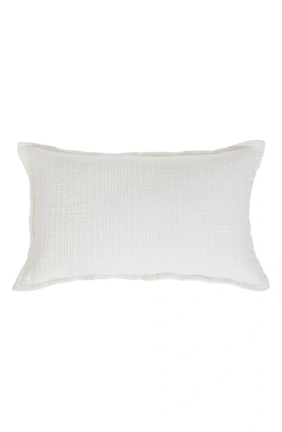 Pom Pom At Home Chatham Ribbed Cotton Sham In Cream