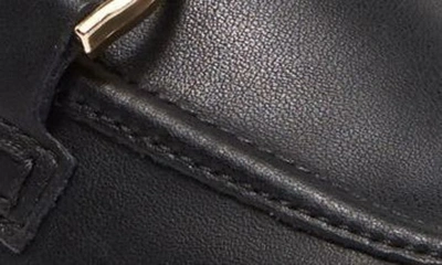 Shop Steve Madden Kordyn Horsebit Mule In Black Leather
