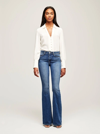 Shop L Agence Bell Flare Jean In Authentique