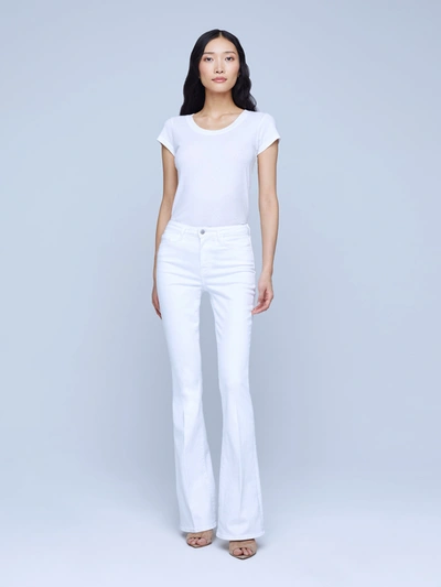Shop L Agence Bell Jean In Blanc