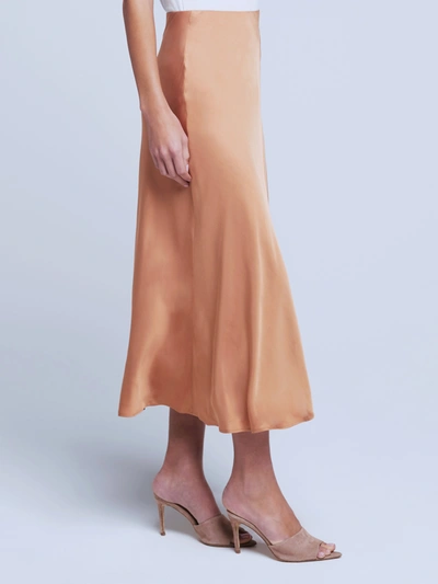 Shop L Agence Clarisa Skirt In Soft Tan