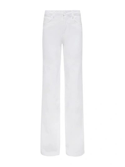 Shop L Agence Clayton Wide-leg Jean In Blanc