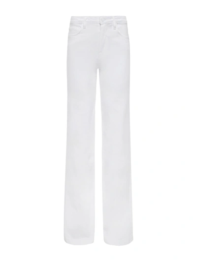 L Agence Clayton Wide-leg Jean In Blanc