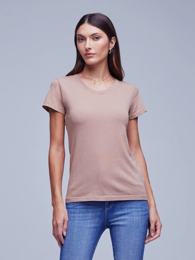 Shop L Agence Cory Tee In Sepia