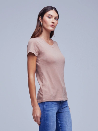 Shop L Agence Cory Tee In Sepia