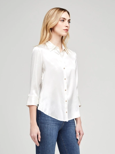 L'agence Dani Blouse In Ivory