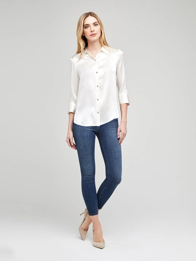 L'agence Dani Blouse In Ivory