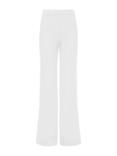 Shop L Agence Gavin Wide-leg Pant In White