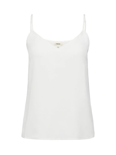 Shop L Agence Jane Camisole Tank In Ivory