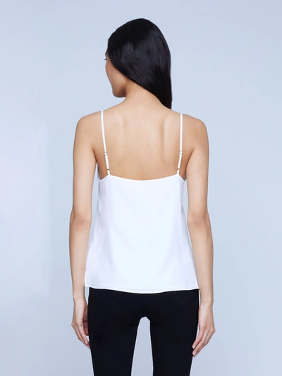 Shop L Agence Jane Camisole Tank In Ivory