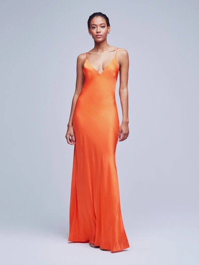 Shop L Agence Jet Dress In Bright Orange