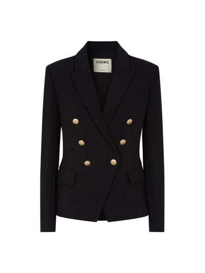 Shop L Agence Kenzie Blazer In Black