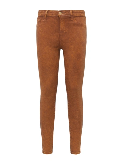 L Agence Margot Coated Jean In Java Mineral Coated