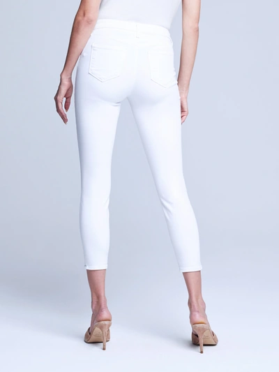 Shop L Agence Margot Skinny Jean In Blanc