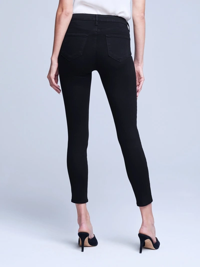 Shop L Agence Margot Skinny Jean In Noir