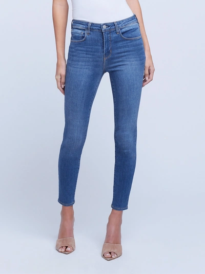 Shop L Agence Margot Skinny Jean In Light Vintage