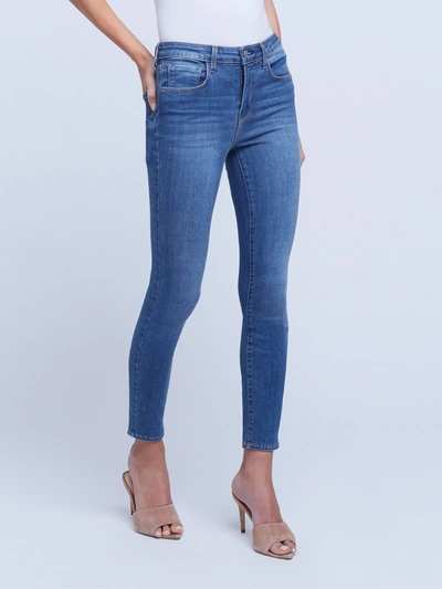 Shop L Agence Margot Skinny Jean In Light Vintage