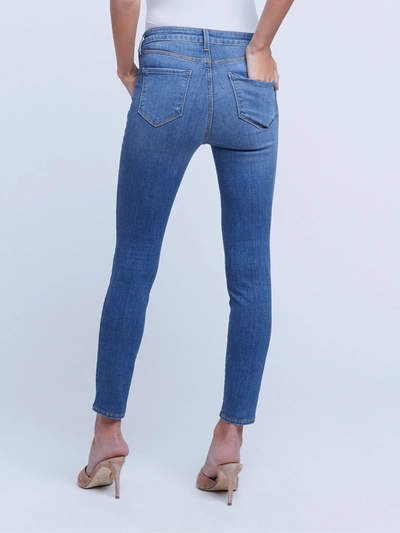 Shop L Agence Margot Skinny Jean In Light Vintage