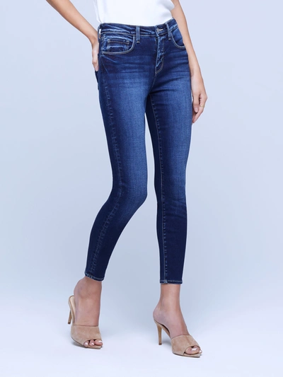 Shop L Agence Margot Skinny Jean In Columbia