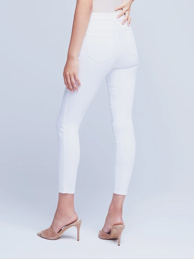 Shop L Agence Margot Maternity Jean In Blanc