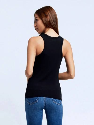 Shop L Agence Nia Ribbed Tank In Black