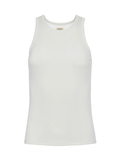 Shop L Agence Nia Ribbed Tank In White