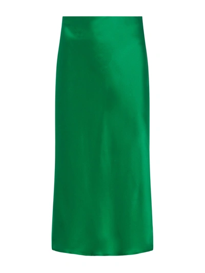 Shop L Agence Perin Skirt In Grass Green