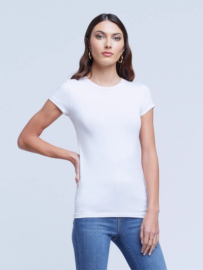 L'agence Ressi Tee In White