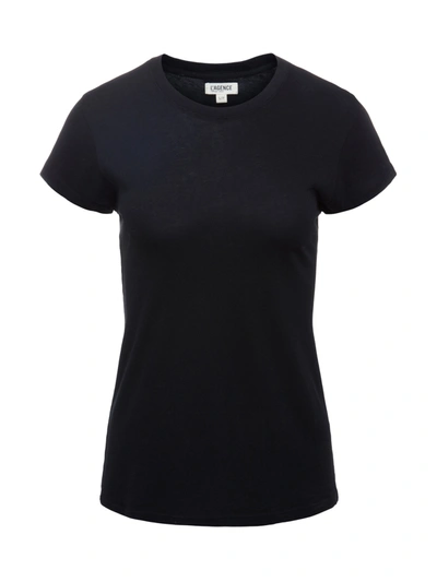 Shop L Agence Ressi Fitted Tee In Black