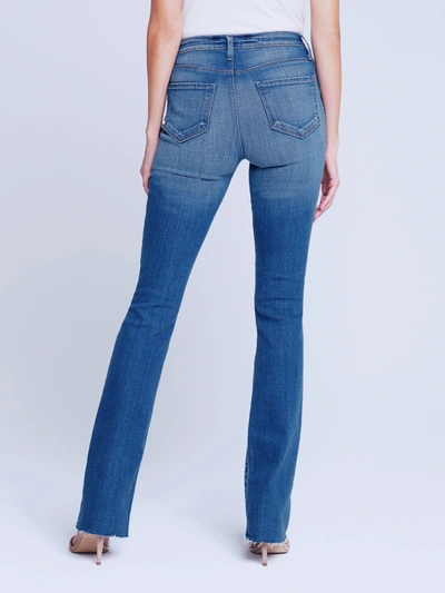 L Agence Kendra High Rise Crop Flare Jean In Alamo In Beringer