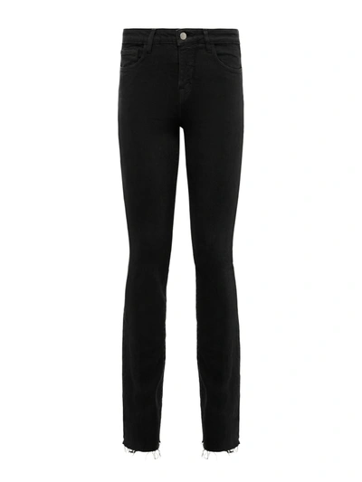 Shop L Agence Ruth Straight-leg Jean In Black