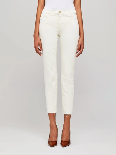 L Agence Sada Jean In Vintage White