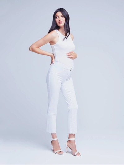 Shop L Agence Sada Maternity Jean In Blanc