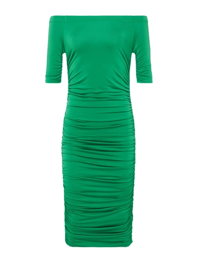 Shop L Agence Sequoia Dress In Grass Green