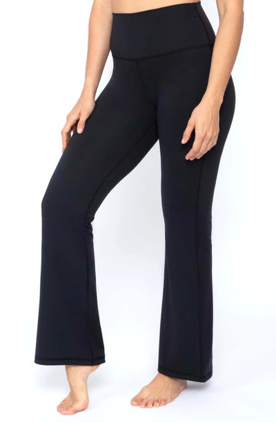 Shop 90 Degree By Reflex Wonderlink Hudson Everyday Yoga Pants In Black