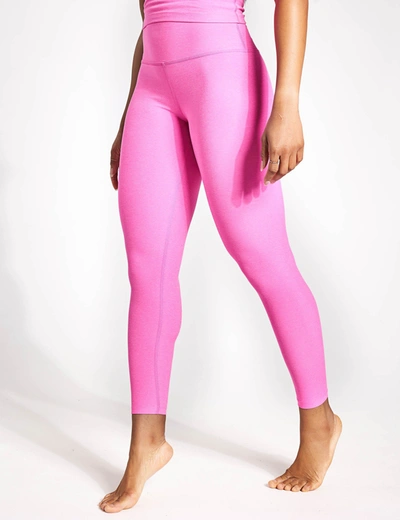 Shop Beyond Yoga Spacedye Caught In The Midi High Waisted Legging In Pink