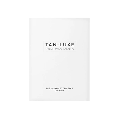Shop Tan-luxe The Glowgetter Edit Illuminating Self-tanning Set In Light/medium